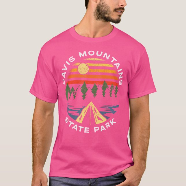T-shirt Davis Mountains State Park Texas Camping Vacances (Devant)