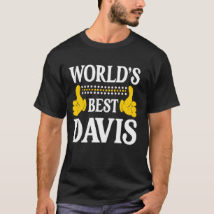 T-shirt Davis Nom de famille Funny Team Famille Nom de fam