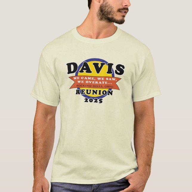T-shirt Davis Reunion (Devant)
