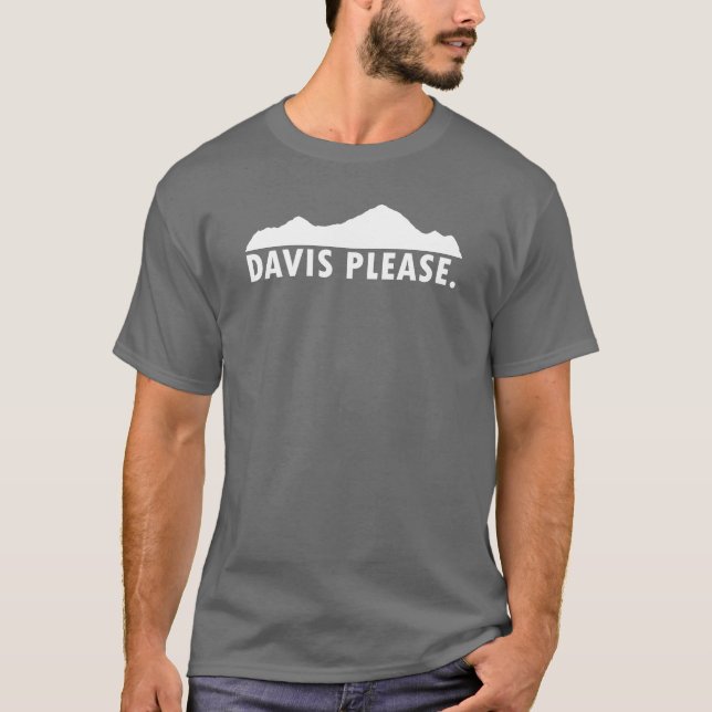 T-shirt Davis West Virginia S'il vous plaît (Devant)