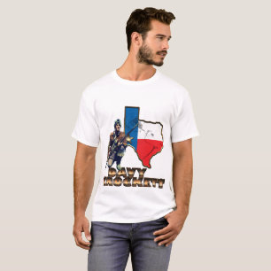 T-shirt Davy Crockett un héros folklorique américain