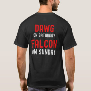 T-shirt Dawg Le Samedi Falcon Le Dimanche Atlanta Dist