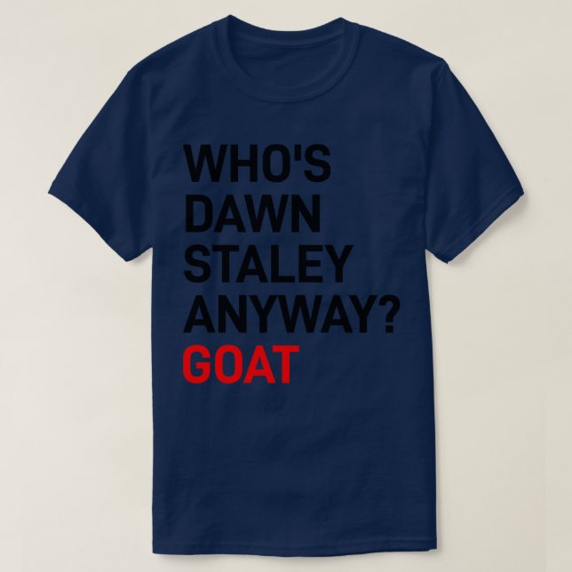 T-shirt Dawn Staley Chèvre (Design devant)