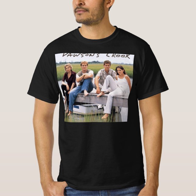 T-shirt Dawsons Creek cast Dawson Leery Joey Potter Pacey (Devant)