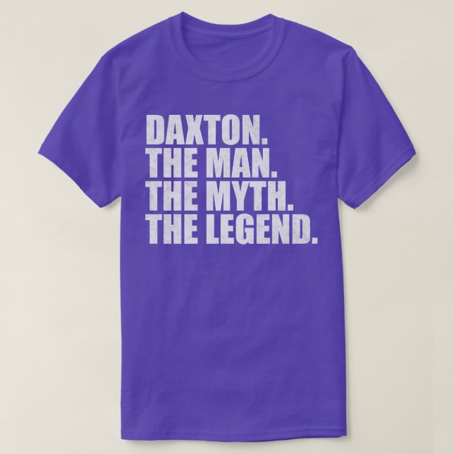 T-shirt DaxtonDaxton Nom Daxton prénom (Design devant)