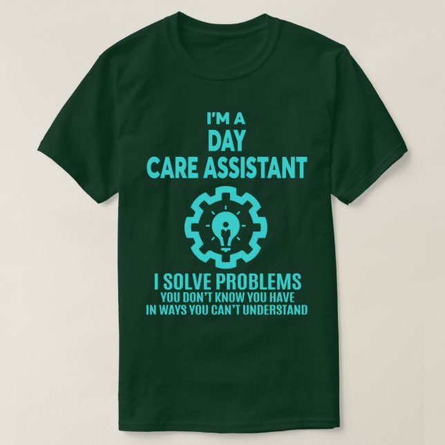 T-SHIRT DAY CARE ASSISTANT NICE DESIGN 2017 (Design devant)