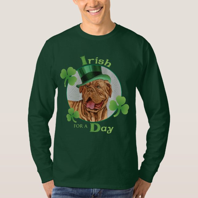 T-shirt Day Dogue de Bordeaux de St Patrick (Devant)