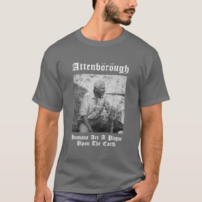 T-shirt Day Gift David Attenborough Jumper Cool Graphic Gi (Devant)