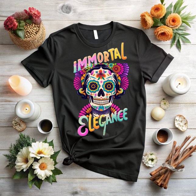T-shirt Day of the dead, immortal elegance (Créateur téléchargé)