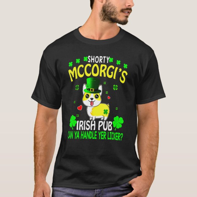 T-shirt Day Shorty Mccorgi Irish Pub (Devant)