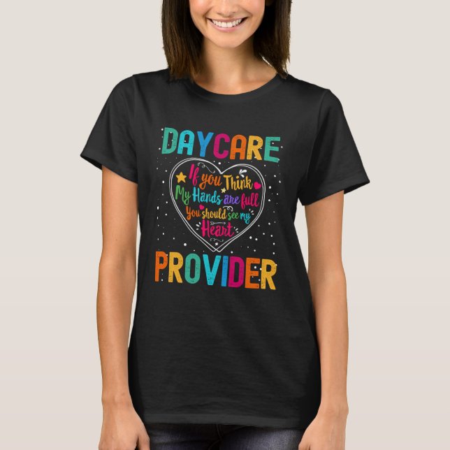 T-shirt Daycare Provider Appreciation Week Back to School  (Devant)