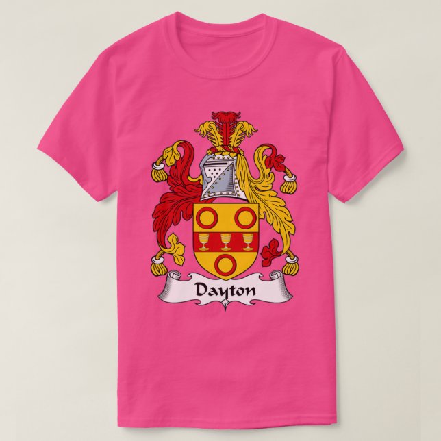 T-shirt Dayton Coat of Arms Family Crest  (Design devant)