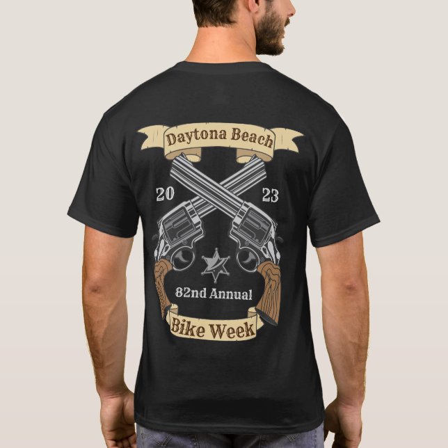 T-shirt Daytona Beach Bike Week 2023 Armes croisées (Dos)