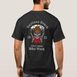 T-shirt Daytona Beach Bike Week 2023 Cowboy Skull