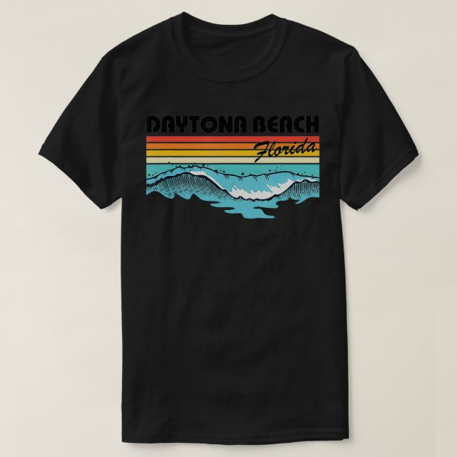 T-shirt Daytona Beach Floride Vacances (Design devant)