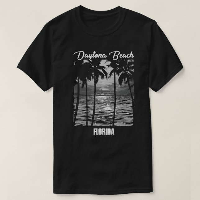 T-shirt Daytona Beach Souvenir Floride Rappel (Design devant)