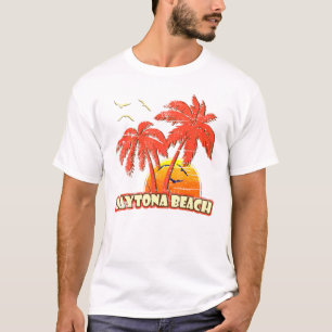 T-shirt Daytona Beach Summer Palm Trees 80s Beach Sunset