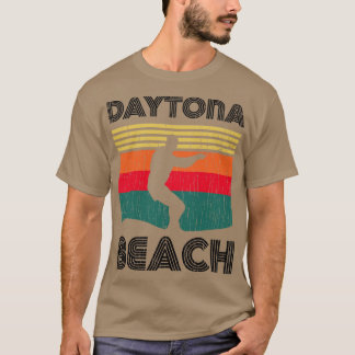 T-shirt Daytona Beach Vintage Retro Sunset Surfer Design