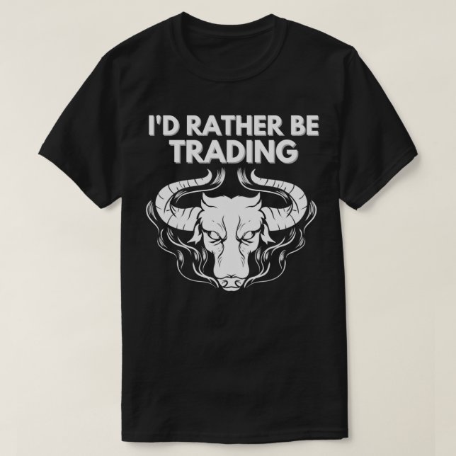 T-shirt Daytrader Trader Stock Market Daytrading (Design devant)
