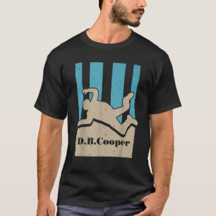T-shirt DB Cooper cool mystère non résolu rétro sixties ur