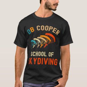 T-shirt DB Cooper School of Skydiving D B Cooper Retro Sky