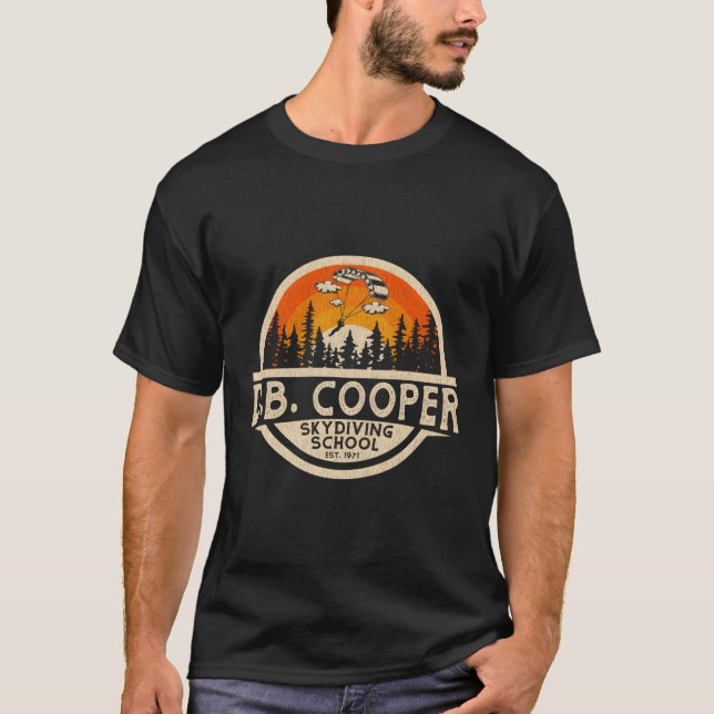 T-shirt Db Cooper Skydiving School (Devant)
