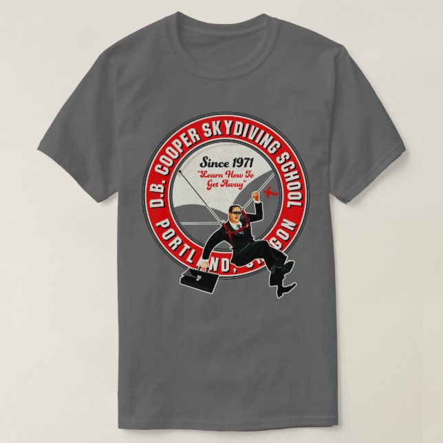 T-shirt DB Cooper Skydiving School (Design devant)