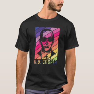T-shirt Db Cooper Vintage Arc-en-ciel 1971 Détournement Ca