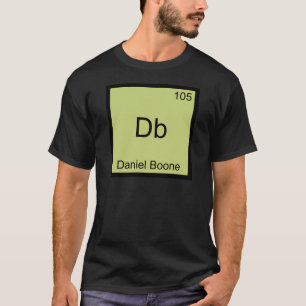 T-shirt Db - Symbole de l'élément de chimie amusant Dani