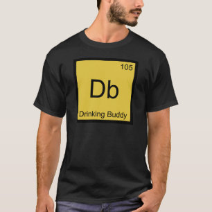 T-shirt Db - Tee du Symbole d'Élément de Chimie du Poteau