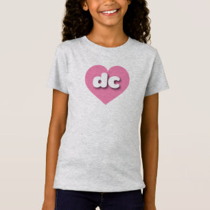 T-Shirt dc coeur rose - J'aime dc