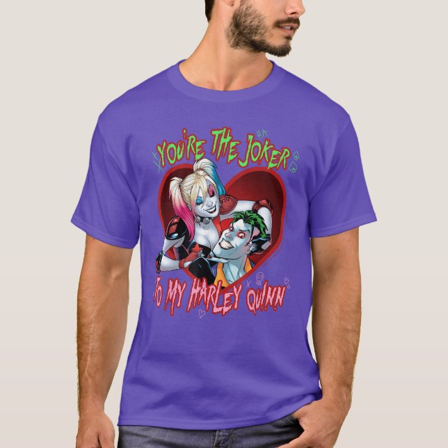 T-shirt DC Comics Batman Joker To Harley (Devant)