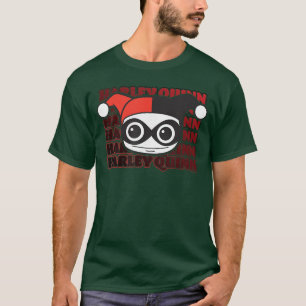 T-shirt DC Comics Harley Quinn Chibi Pile drôle