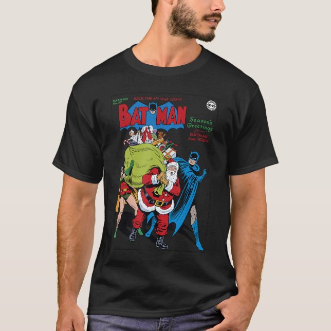 T-shirt DC Comics Saisonniers Salutations de Batman et Rob (Devant)