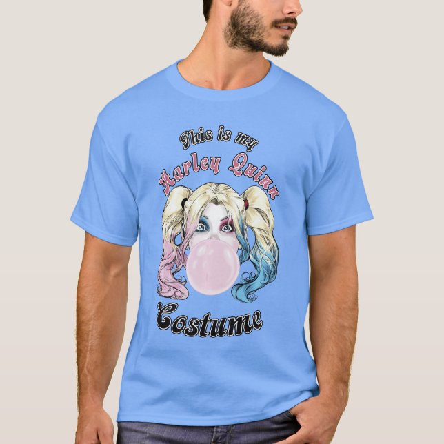 T-shirt DC ComicsC'est mon costume Harley Quinn de fille (Devant)