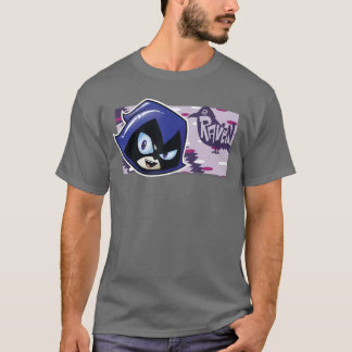 T-shirt DC Comicseenitans Go Raven Character Panel vintage