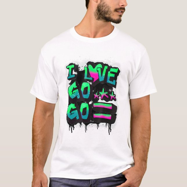 T-shirt Dc I Love Go Music For Kids And Adults (Devant)