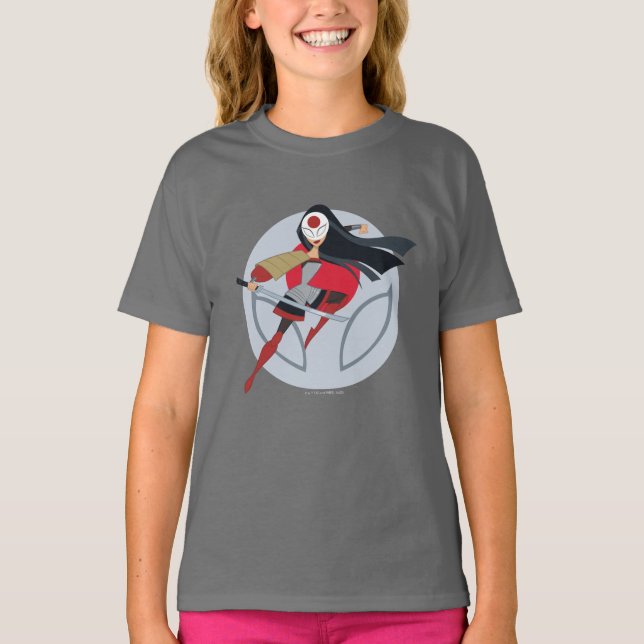 T-shirt DC Super Hero Girls Katana (Devant)