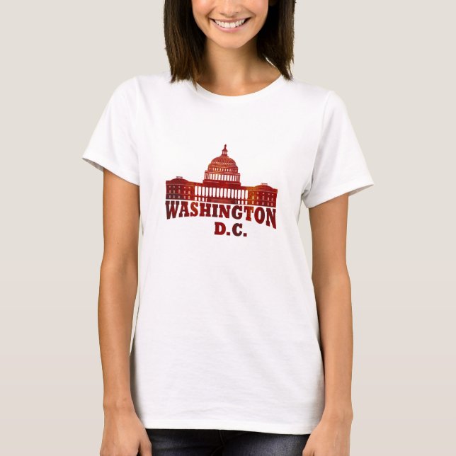 T-shirt dc washington (Devant)