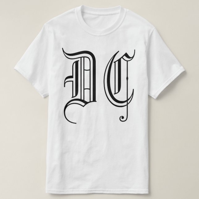 T-shirt DC (Washington DC) (Design devant)