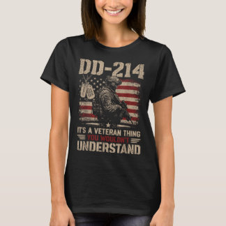 T-shirt Dd-214 c'est une chose de vétéran fierté militaire