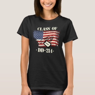 T-shirt Dd 214 Classe De Dd214 Vétéran Soldat D'Aiguille