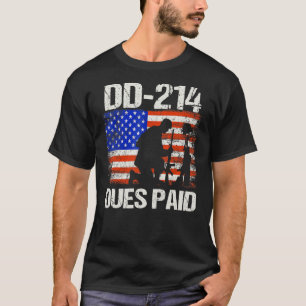T-shirt Dd 214 Frais Payés Dd214 Soldat Vétérinaire
