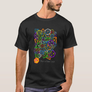 T-shirt DD (Donjons Et Dragons) - C'Est Comme Ça Que Je Ro