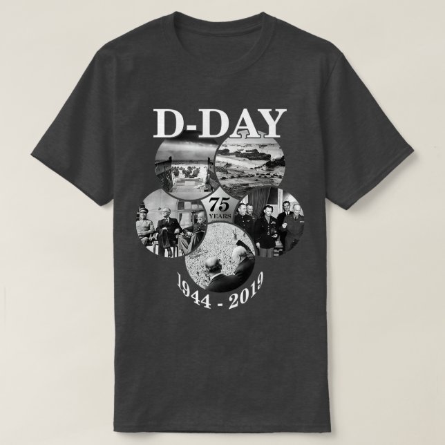T-shirt DDay 75th Anniversary 5  (Design devant)