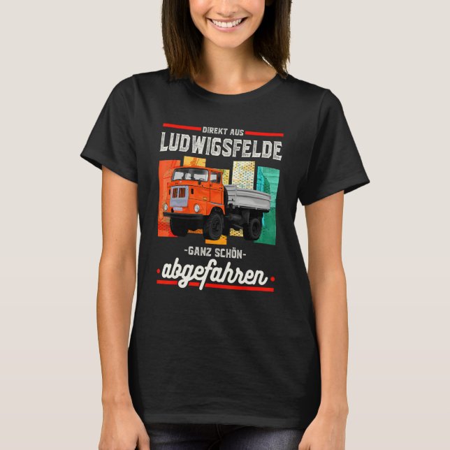 T-shirt DDR Truck IFA W50 Saying Retro (Devant)