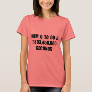 T-shirt De 0 à 60 en quelques secondes
