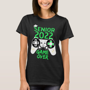 T-shirt De 2022 Jeu Vidéo Senior Sur Le Gamer École Vert
