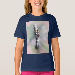 T-shirt de 2 enfants de plume