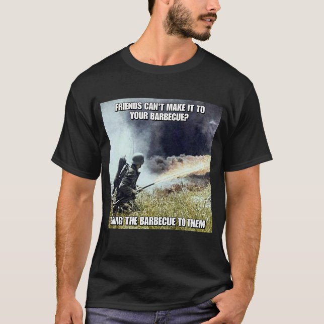 T-shirt de 2ÈME GUERRE MONDIALE Flammenwerfer (Devant)